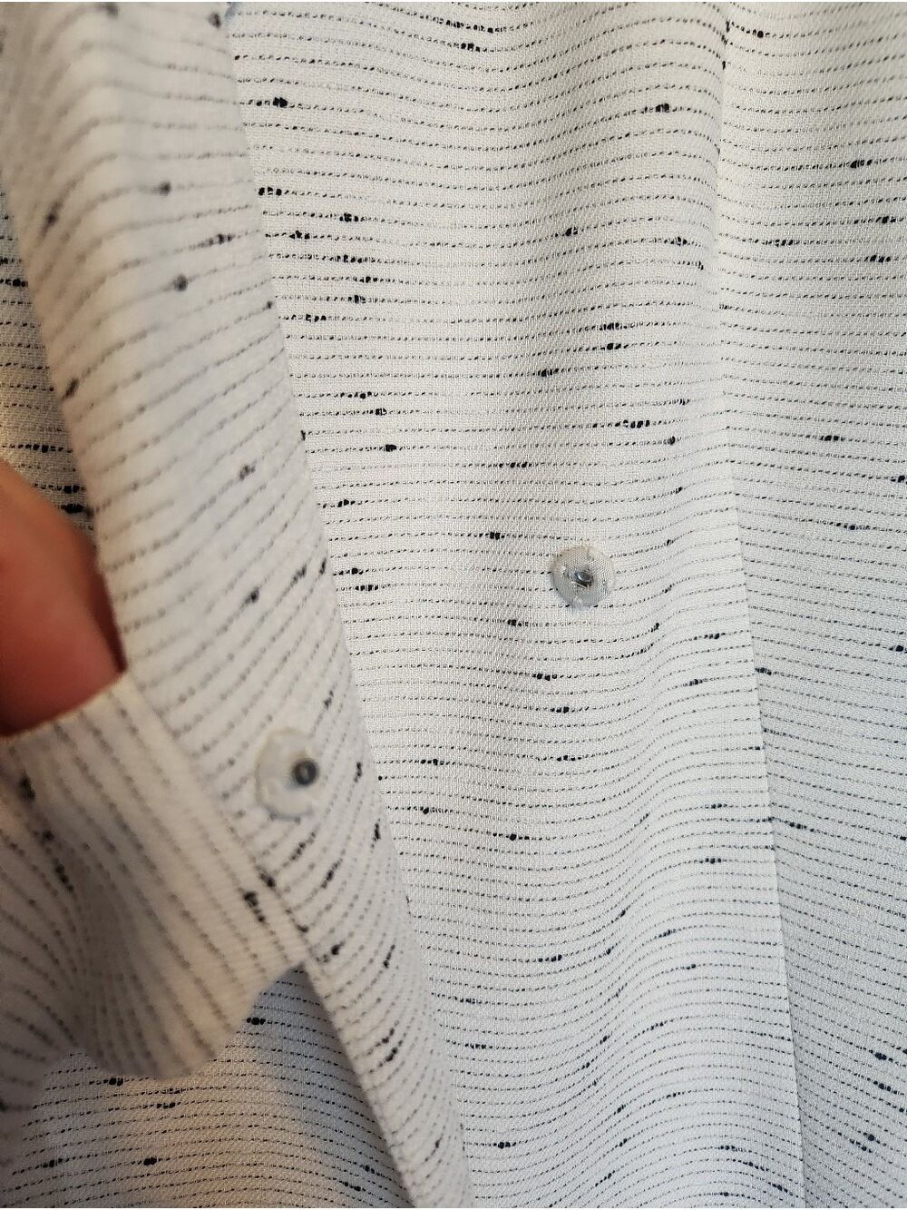 VINTAGE LE SUIT WARM WHITE TEXTURED WRAP BLAZER TIE WAIST JACKET 12 CAREER - Picture 8 of 11